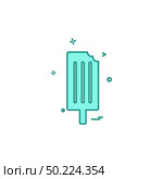 Icecream icon design vector. Стоковая иллюстрация, агентство Ingram Publishing / Фотобанк Лори