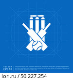 Cricket Bails Icon. Стоковая иллюстрация, агентство Ingram Publishing / Фотобанк Лори