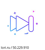 Forward Media icon design vector . Стоковая иллюстрация, агентство Ingram Publishing / Фотобанк Лори