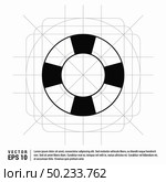 Swimming Lifebuoy Icon. Стоковая иллюстрация, агентство Ingram Publishing / Фотобанк Лори