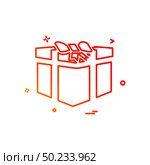 Giftbox icon design vector. Стоковая иллюстрация, агентство Ingram Publishing / Фотобанк Лори