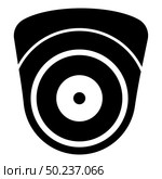 Video camera Spherical camcorder tracking Appliance monitoring Surveillance device CCTV Secure concept icon black color vector illustration flat style simple image. Video camera Spherical camcorder tracking Appliance monitoring Surveillance device CCTV Secure concept icon black color vector illustration flat style image. Стоковая иллюстрация, агентство Ingram Publishing / Фотобанк Лори