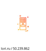 CPU icon design vector . Стоковая иллюстрация, агентство Ingram Publishing / Фотобанк Лори