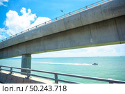 Macau bridge, the longest bridge of Asia. Стоковое фото, агентство Ingram Publishing / Фотобанк Лори