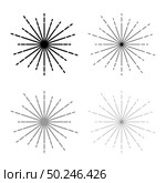 Sunburst Fireworks rays Radial ray Beam lines Sparkle Glaze Flare Starburst concentric radiance lines icon outline set black grey color vector illustration flat style simple image. Sunburst Fireworks rays Radial ray Beam lines Sparkle Glaze Flare Starburst concentric radiance lines icon outline set black grey color vector illustration flat style image. Стоковая иллюстрация, агентство Ingram Publishing / Фотобанк Лори