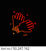 Championship, cricket, gloves, keeper  icon vector design. Стоковая иллюстрация, агентство Ingram Publishing / Фотобанк Лори