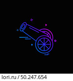 Cannon icon design vector. Стоковая иллюстрация, агентство Ingram Publishing / Фотобанк Лори