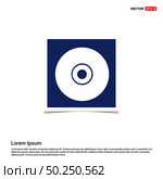 Disc Icon - Blue photo Frame. Стоковая иллюстрация, агентство Ingram Publishing / Фотобанк Лори