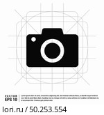 Photo camera icon . Стоковая иллюстрация, агентство Ingram Publishing / Фотобанк Лори