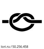 Knot Rope tied Node Join concept Noose icon black color vector illustration flat style simple image. Knot Rope tied Node Join concept Noose icon black color vector illustration flat style image. Стоковая иллюстрация, агентство Ingram Publishing / Фотобанк Лори