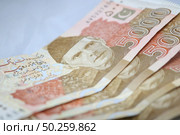 5000 rupees Pakistani currency note. Стоковое фото, агентство Ingram Publishing / Фотобанк Лори