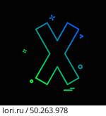 Multiply icon design vector. Стоковая иллюстрация, агентство Ingram Publishing / Фотобанк Лори