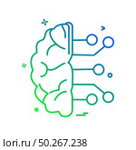 Artificia brain ic intelligence icon vector design. Стоковая иллюстрация, агентство Ingram Publishing / Фотобанк Лори