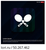 Racket Shuttlecock Icon. Стоковая иллюстрация, агентство Ingram Publishing / Фотобанк Лори