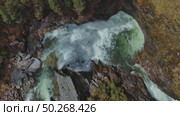 Krimml Waterfalls in Austrian Alps. Стоковое видео, видеограф Михаил Коханчиков / Фотобанк Лори