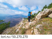 Mountains in the valley of ghosts. Crimea. Стоковое фото, агентство Ingram Publishing / Фотобанк Лори
