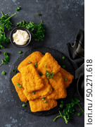 Fish nuggets and sauce, fast food. Стоковое фото, агентство Ingram Publishing / Фотобанк Лори