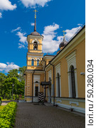 Church of St. Sergius of Radonezh in Pushkin, Saint Petersburg, Russia. Стоковое фото, фотограф Михаил Аккуратoв / Фотобанк Лори