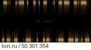 Abstract background golden vertical stripes line on black premium background. Luxury style. You can use for banner web, gift voucher, coupon template, etc, Vector illustration. Стоковая иллюстрация, агентство Ingram Publishing / Фотобанк Лори