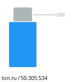 Inhalator Icon. Flat Color Design. Vector Illustration. Стоковая иллюстрация, агентство Ingram Publishing / Фотобанк Лори