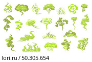 Stinky smoke samples set. Стоковая иллюстрация, агентство Ingram Publishing / Фотобанк Лори