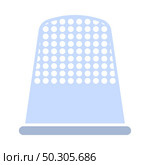 Tailor Thimble Icon. Flat Color Design. Vector Illustration. Стоковая иллюстрация, агентство Ingram Publishing / Фотобанк Лори