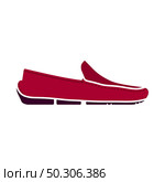 Moccasin Icon. Flat Color Design. Vector Illustration. Стоковая иллюстрация, агентство Ingram Publishing / Фотобанк Лори