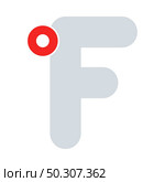 Fahrenheit Degree Icon. Flat Color Design. Vector Illustration. Стоковая иллюстрация, агентство Ingram Publishing / Фотобанк Лори