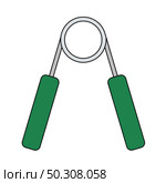 Icon Of Hands Expander. Editable Outline With Color Fill Design. Vector Illustration. Стоковая иллюстрация, агентство Ingram Publishing / Фотобанк Лори