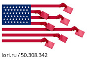 US election and United States vote or American voters voting in the USA for a president or senator and congressman or congresswoman in a 3D illustration style. Стоковое фото, агентство Ingram Publishing / Фотобанк Лори