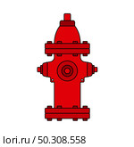 Fire Hydrant Icon. Editable Outline With Color Fill Design. Vector Illustration. Стоковая иллюстрация, агентство Ingram Publishing / Фотобанк Лори