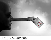 Election voter fraud and vote rigging or electoral crime with illegal ballots from a political campaign and voting recount symbol as corruption at the polls as a democracy crime in a 3D illustration style. Стоковое фото, агентство Ingram Publishing / Фотобанк Лори