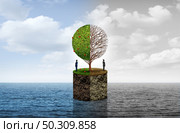 Economic status and socioeconomic class or social financial standing as an economy phase business concept with 3D illustration elements. Стоковое фото, агентство Ingram Publishing / Фотобанк Лори