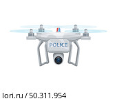 police drone with camera. Стоковая иллюстрация, агентство Ingram Publishing / Фотобанк Лори