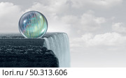 Stock market bubble correction concept and overvalued economy as a financial crisis as  inflated equity prices finance risk to investors and speculative valuation with 3D render elements. Стоковое фото, агентство Ingram Publishing / Фотобанк Лори