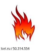 Fire Flame Element. Red And Yellow Colors Design. Vector Illustration. Стоковое фото, агентство Ingram Publishing / Фотобанк Лори