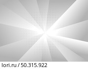 Abstract background white gradient radius geometric with halftone effect. Vector illustration. Стоковая иллюстрация, агентство Ingram Publishing / Фотобанк Лори