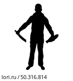 Silhouette man with sword machete remove sheath scabbard cold weapons in hand military man soldier serviceman in various positions hunter with knife fight poses strong defender warrior concept weaponry standing black color vector illustration flat style simple image. Silhouette man with sword machete remove sheath scabbard cold weapons in hand military man soldier serviceman in positions hunter with knife fight poses strong defender warrior concept weaponry stand black color vector illustration flat style image. Стоковая иллюстрация, агентство Ingram Publishing / Фотобанк Лори