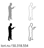 Man using water sprayed in up Male watering garden using hand sprinkler Holding arm special comb silhouette grey black color vector illustration solid outline style simple image. Man using water sprayed in up Male watering garden using hand sprinkler Holding arm special comb silhouette grey black color vector illustration solid outline style image. Стоковая иллюстрация, агентство Ingram Publishing / Фотобанк Лори