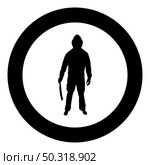 Man with sword machete Cold weapons in hand military man Soldier Serviceman in various positions Hunter with knife Fight poses Strong defender Warrior concept Weaponry Standing silhouette in circle round black color vector illustration solid outline style simple image. Man with sword machete Cold weapons in hand military man Soldier Serviceman in positions Hunter with knife Fight poses Strong defender Warrior concept Weaponry Stand silhouette in circle round black color vector illustration solid outline style image. Стоковая иллюстрация, агентство Ingram Publishing / Фотобанк Лори