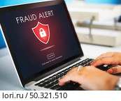 Fraud Scam Phishing Caution Deception Concept. Стоковое фото, агентство Ingram Publishing / Фотобанк Лори
