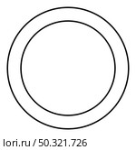 Rubber gasket Grommet seal Leakage o-ring Reten contour outline icon black color vector illustration flat style simple image. Rubber gasket Grommet seal Leakage o-ring Reten contour outline icon black color vector illustration flat style image. Стоковая иллюстрация, агентство Ingram Publishing / Фотобанк Лори