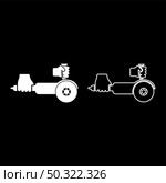 Surface grinder in hand tool in use Arm Electric circular saw angle with discs hand-held Bulgarian Polisher sander machine for treatment cutting icon white color vector illustration flat style simple image set. Surface grinder in hand tool in use Arm Electric circular saw angle with discs hand-held Bulgarian Polisher sander machine for treatment cutting icon white color vector illustration flat style image set. Стоковая иллюстрация, агентство Ingram Publishing / Фотобанк Лори