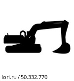 Excavator silhouette Special equipment Dusty digger Building machine icon black color vector illustration flat style simple image. Excavator silhouette Special equipment Dusty digger Building machine icon black color vector illustration flat style image. Стоковая иллюстрация, агентство Ingram Publishing / Фотобанк Лори