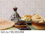 arabian food composition ramadan. Стоковое фото, агентство Ingram Publishing / Фотобанк Лори