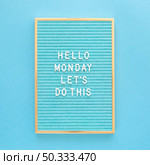 flat lay blue monday concept. Стоковое фото, агентство Ingram Publishing / Фотобанк Лори