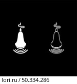 Ultrasound tool with wave medical diagnostic device equipment echograpy icon white color vector illustration flat style simple image set. Ultrasound tool with wave medical diagnostic device equipment echograpy icon white color vector illustration flat style image set. Стоковая иллюстрация, агентство Ingram Publishing / Фотобанк Лори