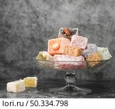 close up assorted sortiments turkish delight. Стоковое фото, агентство Ingram Publishing / Фотобанк Лори