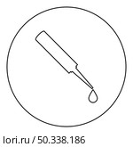 Glue with drop Silicone icon in circle round black color vector illustration image outline contour line thin style simple. Glue with drop Silicone icon in circle round black color vector illustration image outline contour line thin style. Стоковая иллюстрация, агентство Ingram Publishing / Фотобанк Лори