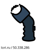 Police Stun Gun Icon. Editable Bold Outline With Color Fill Design. Vector Illustration. Стоковая иллюстрация, агентство Ingram Publishing / Фотобанк Лори